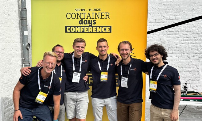 The Cyso Cloud team at ContainerDays Hamburg