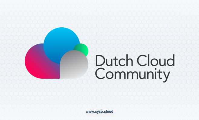 Promotional image for Cyso Cloud and the Dutch Cloud Community
