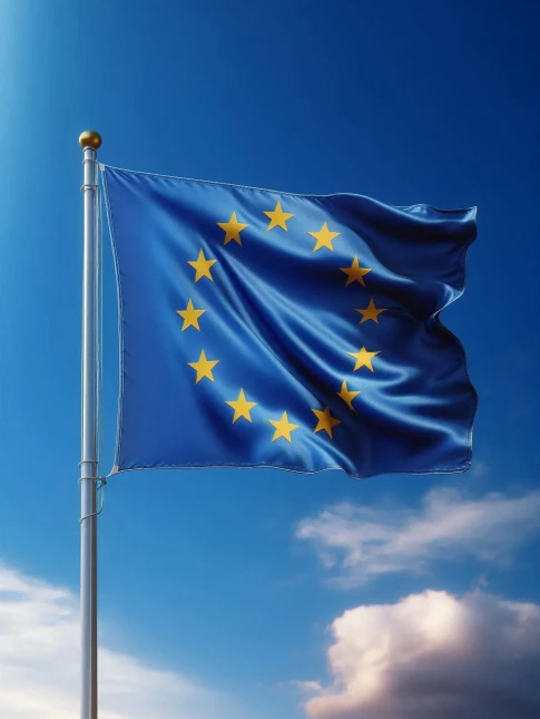 European flag - ai generated