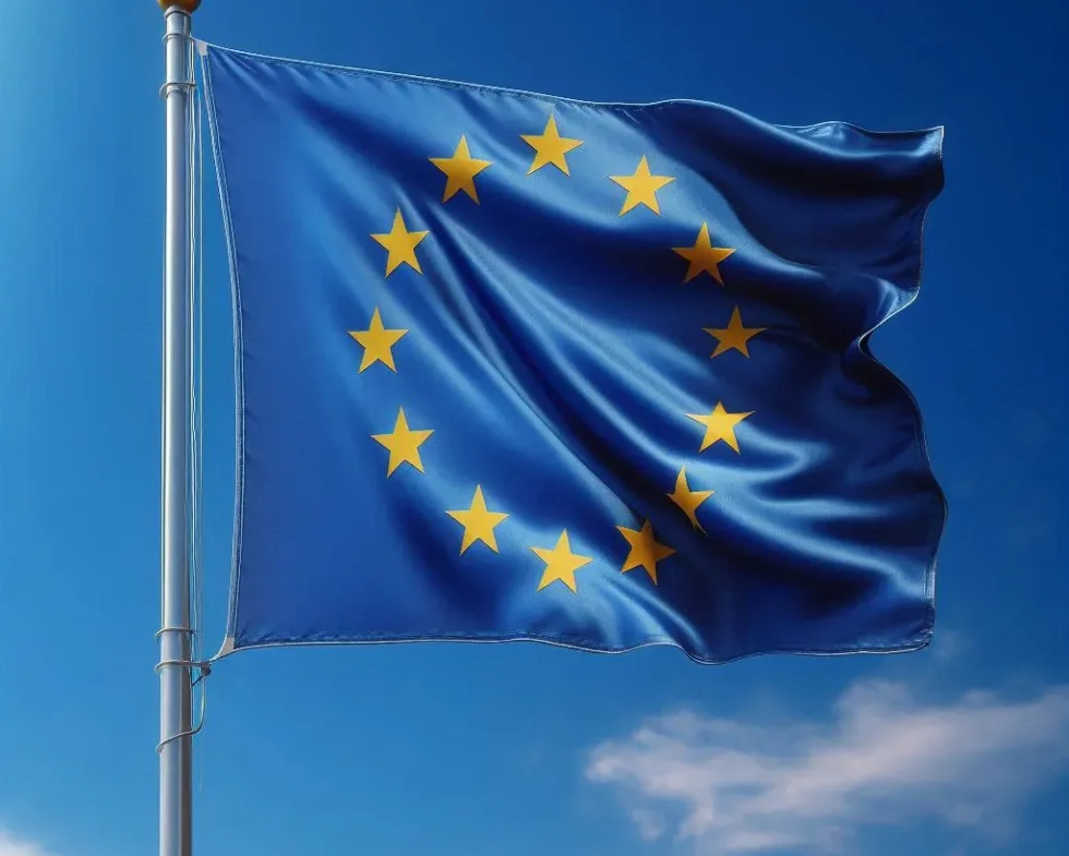 An AI generated image of the European flag