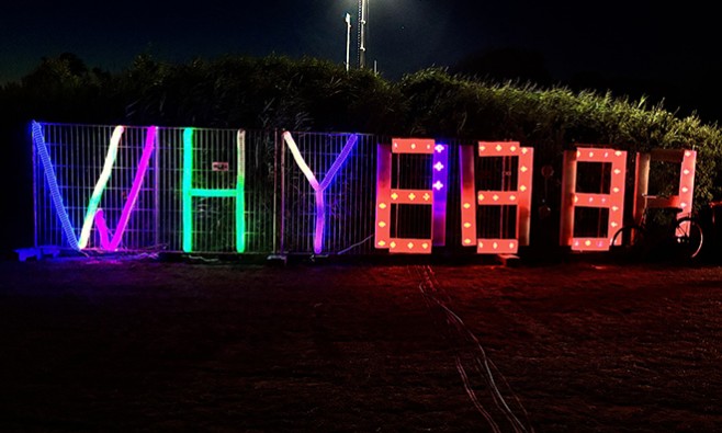 The WHY2025 led-logo